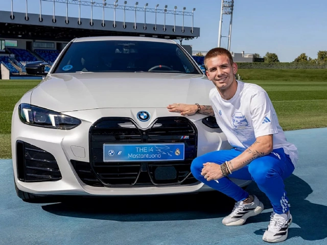 El Real Madrid y BMW le regalaron un auto a Franco Mastantuono tras su regreso a España: conocé su valor