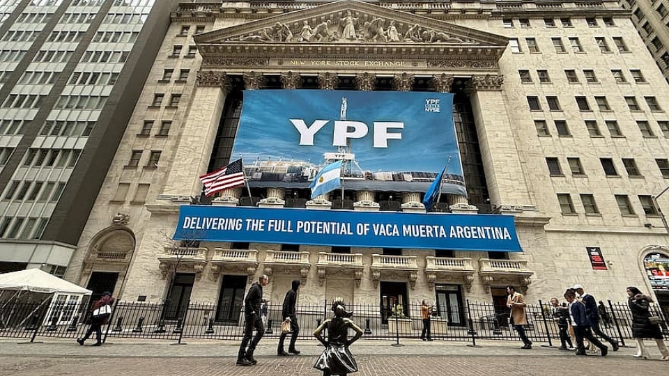 Tras el fallo, la acción de YPF sube en Nueva York